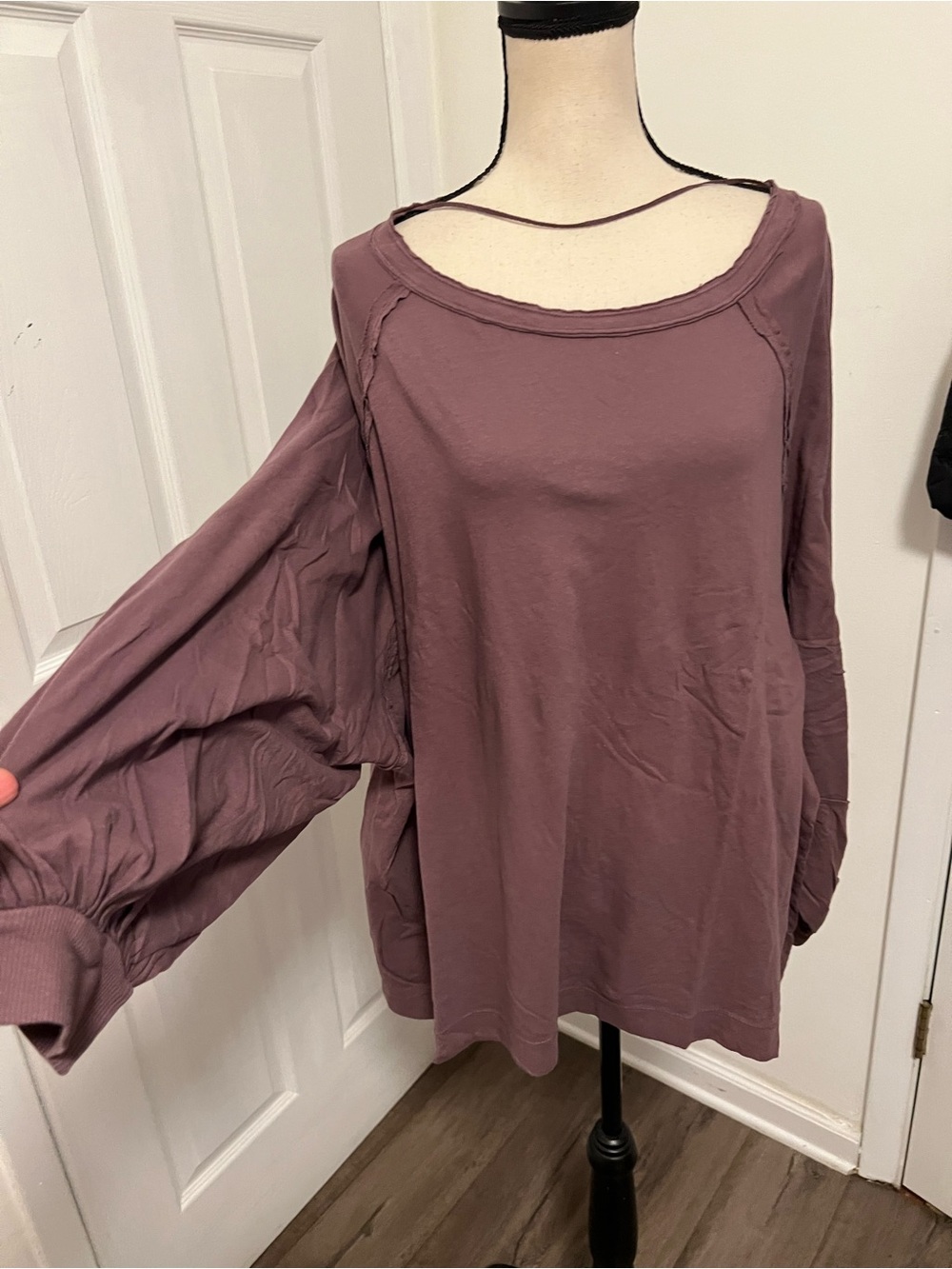 Free people movement Women's Oversized Long Sleeve Top - Dusty Mauve